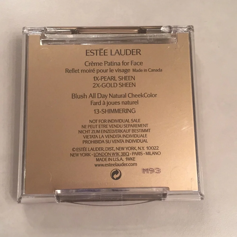 RARE Estée Lauder Creme Patina For Face Compact/Palette
